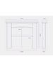 Capital Fireplaces 51” Alban dimensions