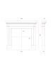 Capital fireplaces 59 inch Clarence dimensions
