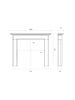 Capital fireplace 54” Colby mantel dimensions