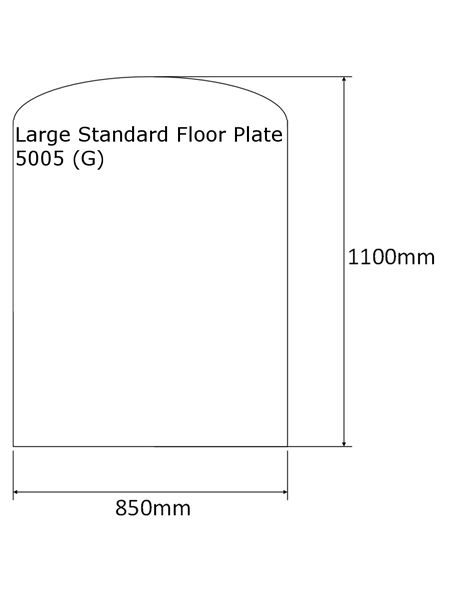 dimensions of big slate effect floor plate
