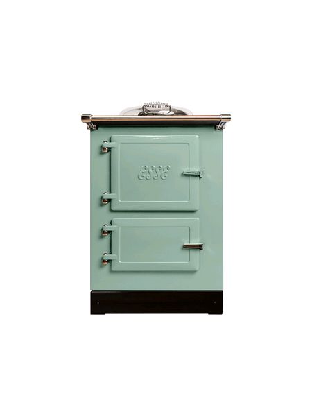 600 T Electric Range Cooker in Sage Green