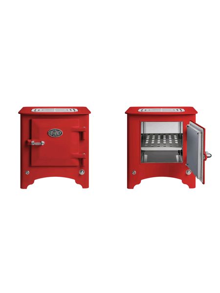 Everhot Electric Stove in Pillarbox Red