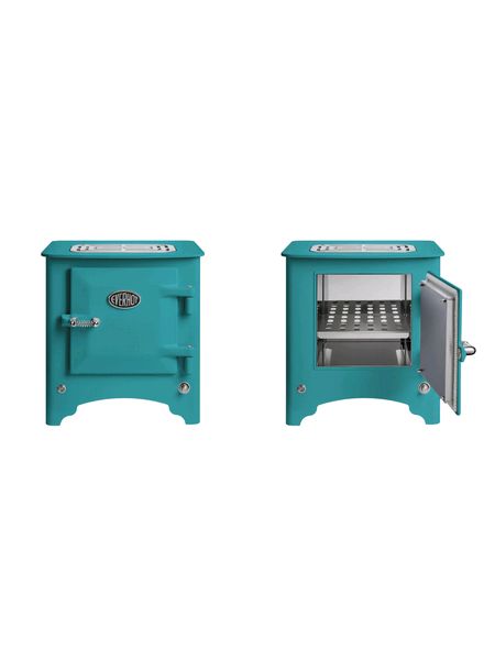 Everhot Electric Stove in Teal