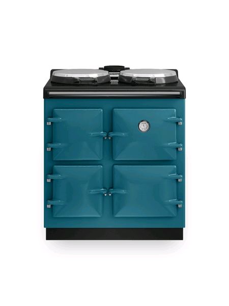 Heritage Compact 840 Oil Fired Range Cooker in Peacock