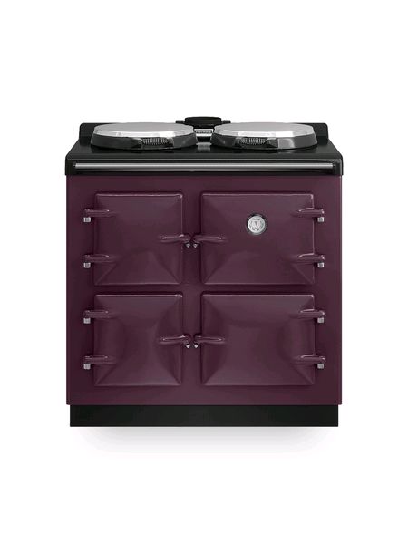 Heritage Compact 900 Oil Fired Range Cooker in Aubergine
