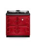Heritage Compact 900 Oil Fired Range Cooker in Red
