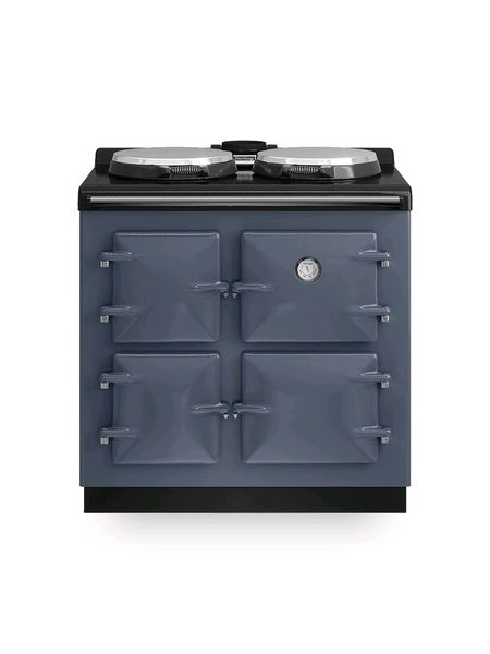 Heritage Compact 900 Oil Fired Range Cooker in Slate Blue