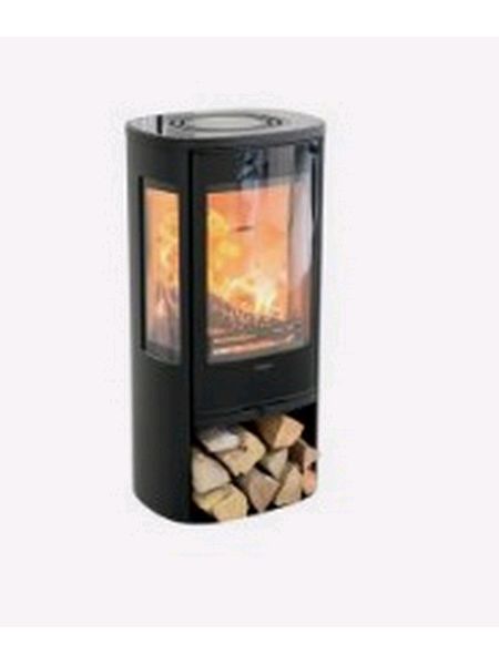 Contura 856 g black with glass top