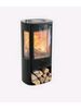 Contura 856 g black with glass top