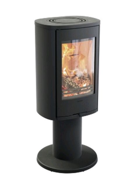 contura 870 style black with painted aluminium top