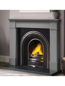 Capital Fireplaces The Hersham Luxe in Grey limestone