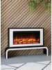 Liberty 85 Freestanding Electric Fire White front