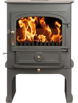 Clearview Stoves Vision 500 on a 300mm log store