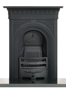 Capital Fireplaces The Opal 32 inch Black Cast Iron Combination fireplace