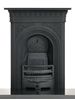 The Opal 32 inch Black Cast Iron Combination fireplace