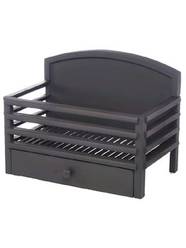 Capital Fireplaces The Coral Fire Basket in black - Including Solid Fuel