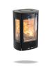Contura 856 WG Style modern wall mounted with glass door woodburner 5 kw woodburning stove