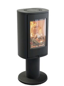 Contura Contura 870 style modern woodburner on pedestal 5kw woodburing stove