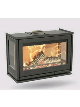 Contura contura i8 cassette woodburner 7kw inset wood burning stove intergrated handle side glass options available