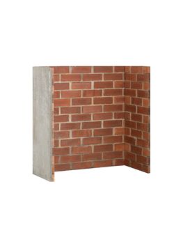 Capital Fireplaces Cobbled Red Brick Chamber