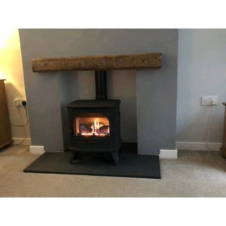 Dovre 280 gas stove log effect 