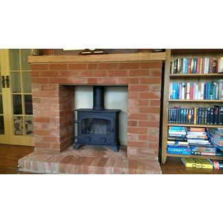 Brick fireplaces built by our in house builders