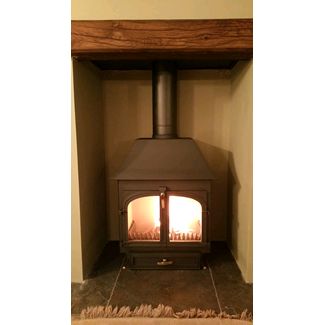 Clearview 650 low canopy 12kw multi-fuel stove
