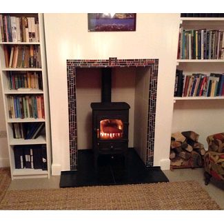 Clearview Pioneer 400 5kw multifuel stove on 4 legs