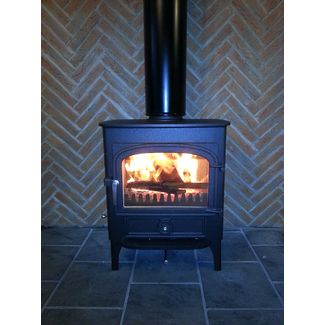 Clearview Vision 500 flat top multi fuel 8kw stove
