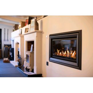 We have a selection of gas fires and stoves on live display