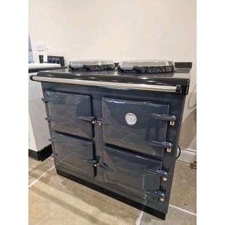 Heritage Standard 975mm wide Electric range cooker in Slate Blue