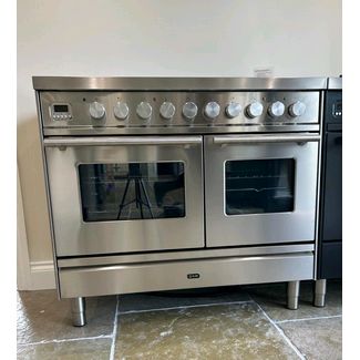 ILVE Roma 100cm all electric range cooker with induction top in stainless steel