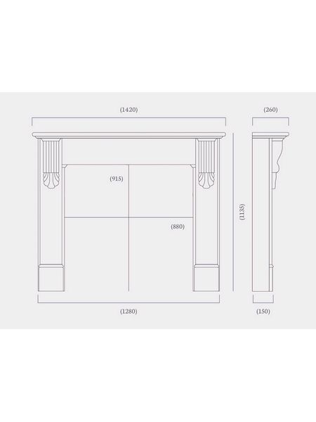 Nuffield 56 inch dimensions