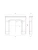 Capital fireplaces Olvera 48 inch dimensions