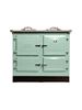 1000 T Electric Range Cooker in Sage Green