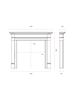 washington capital fireplaces dimensions