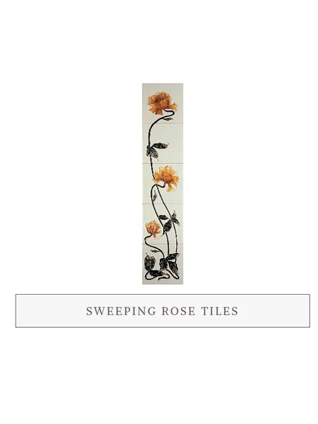 sweeping rose tiles