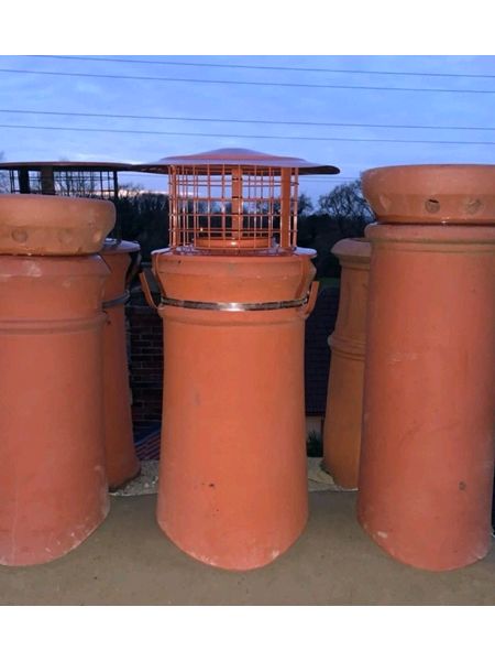 Clay redundant flue terminal example