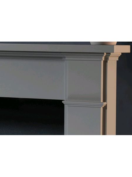 winterfold 56inch timber mantel detailing