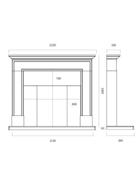 Wilbury 48 Inch Suite Dimensions