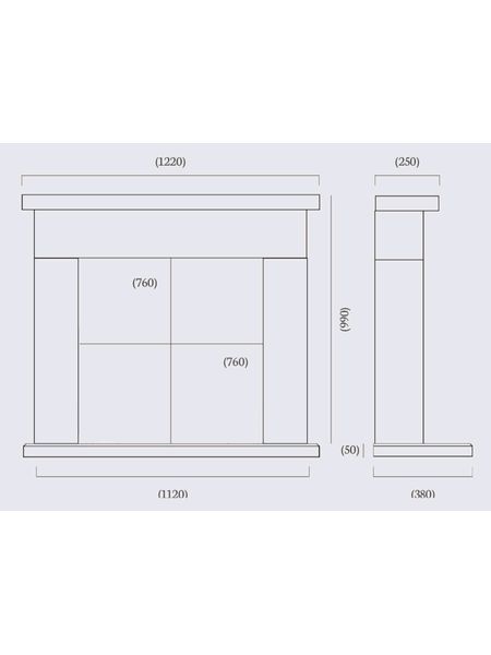 Denstone Electric Suite Dimensions