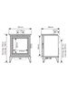 Srovax Sheraton 5 Wide Multifuel Dimensions