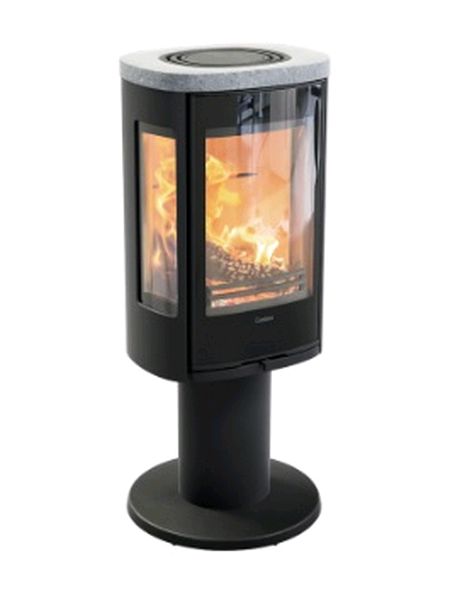 contura 886g black with soapstone top