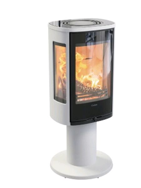 contura 886g white with glass top