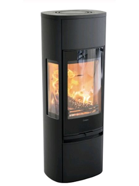 contura 896G black with pained aluminium top