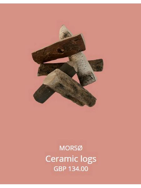 morso ceramic logs