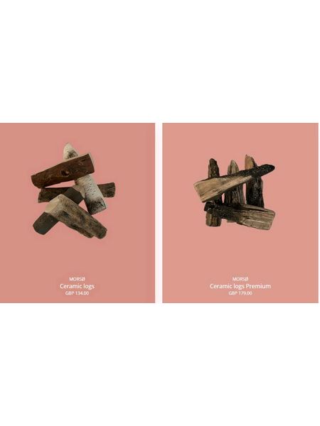 morso ceramic logs