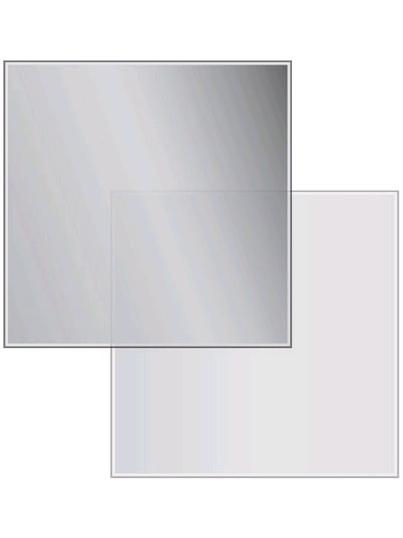 Square Clear Glass Hearth 900mm x 900mm