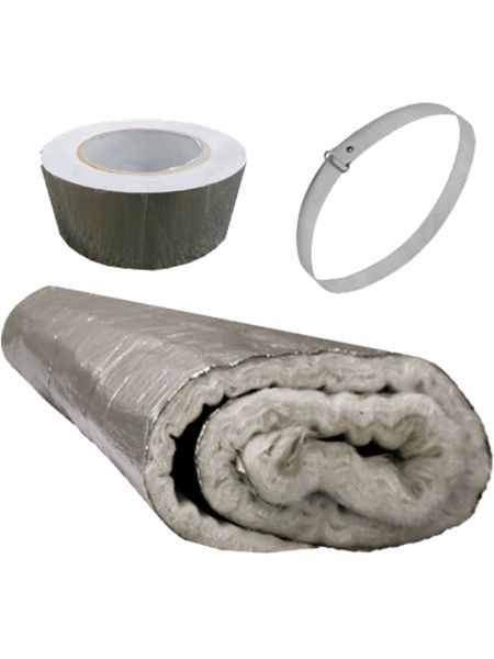 Mi-Flexwrap Liner Insulation Wrap 10 metre long - 125 to 150mm dia.