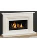 Adele 800CF 54 Inch Micro Marble Gas Fireplace - Slim Trim